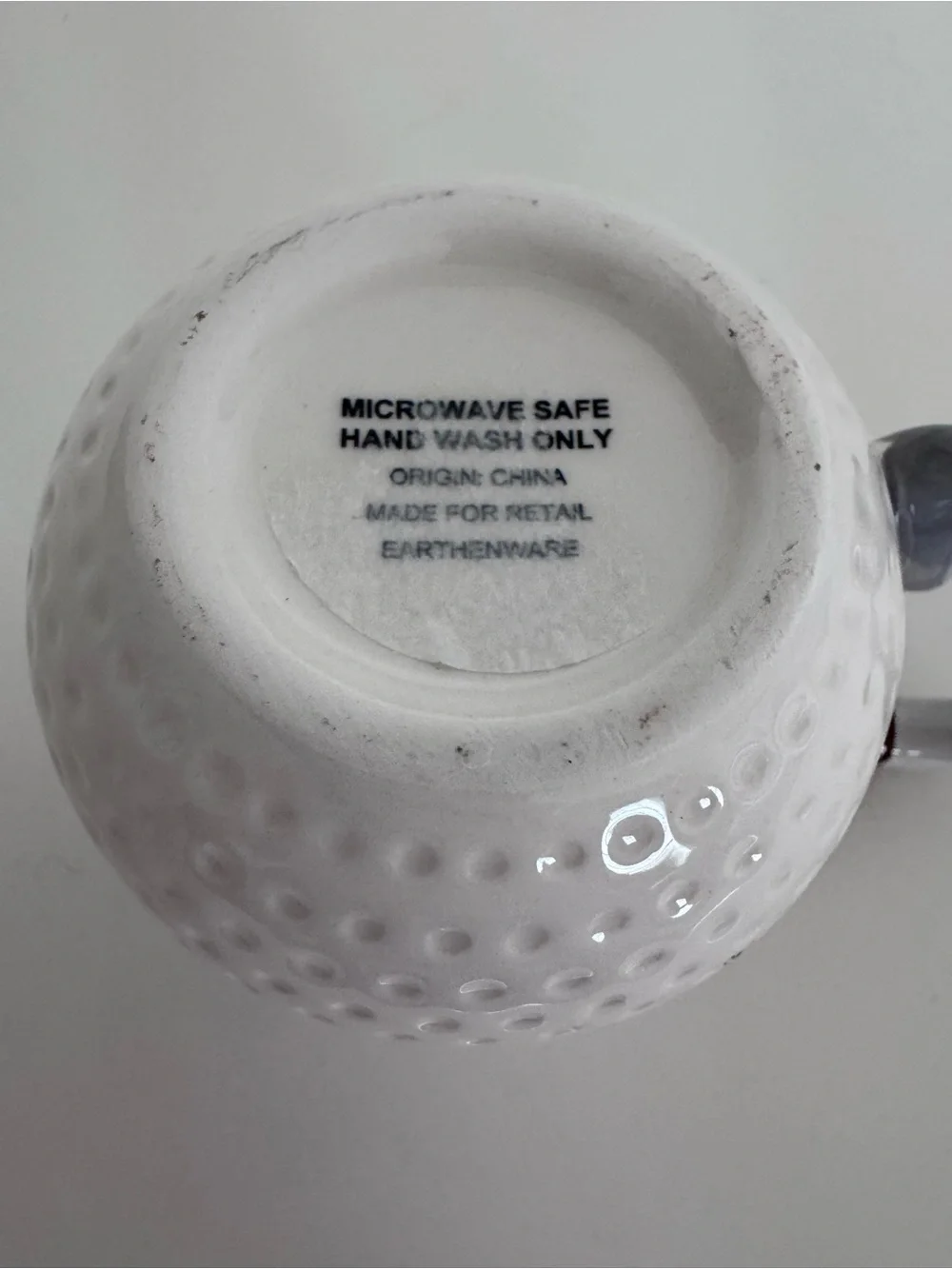 Golf Ball Coffee Mug Golfer Ceramic Novelty Cup Golf Lover Gift Office Dad White